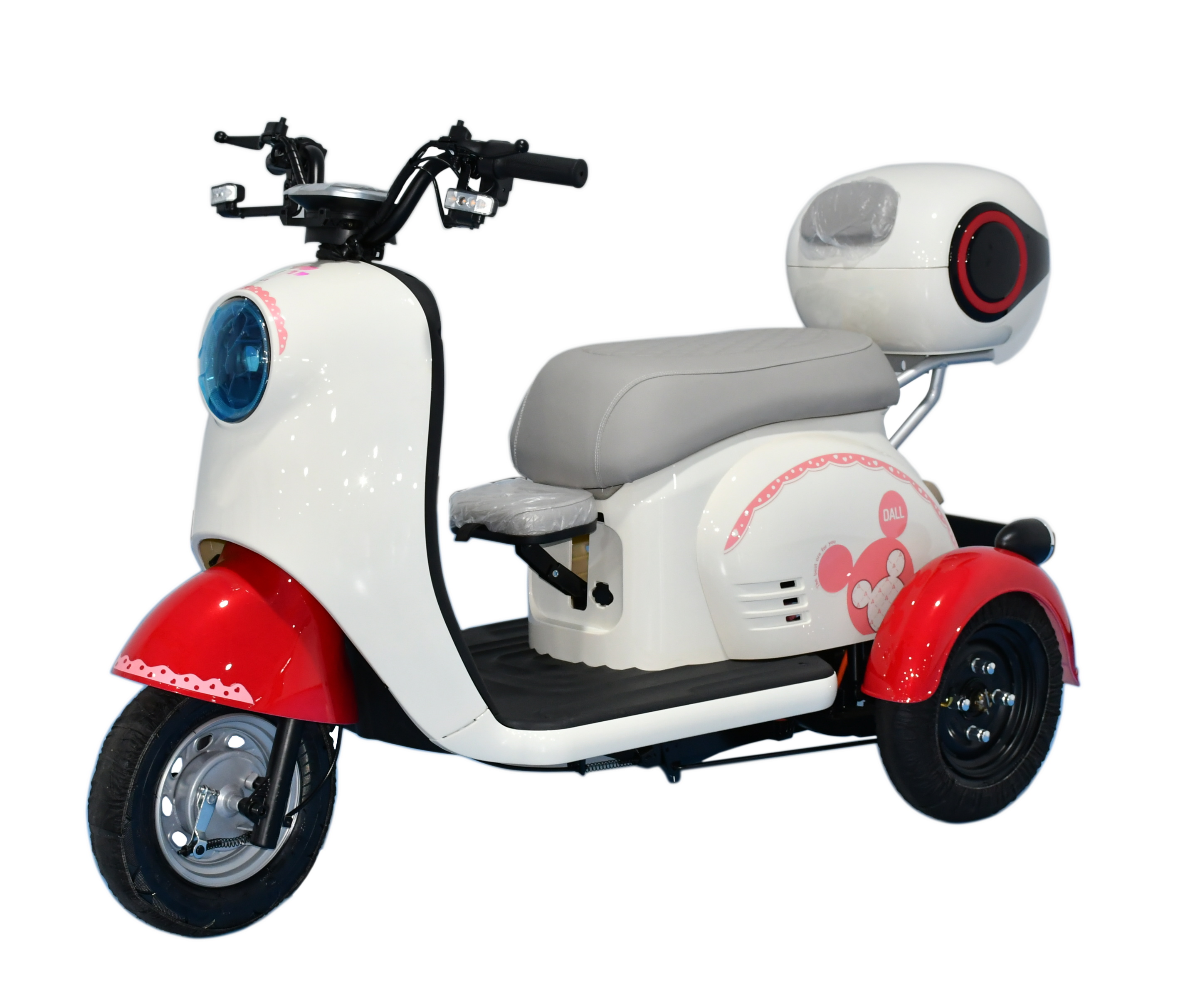 Brand New Fashion:SKYDNG Three Wheels Leisure Electric Bicycle & Child Seat Leisure Electric Tricycle